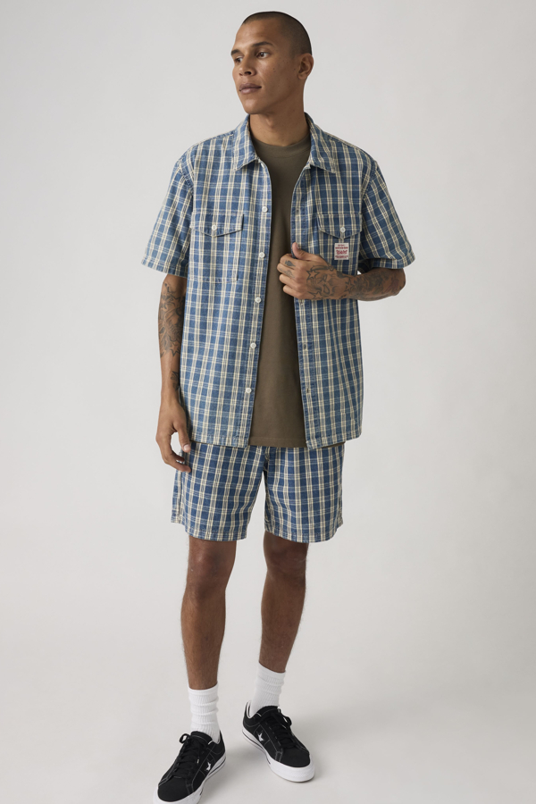 Levi' Short Taille Élastique Work Homme / Summer Check Short