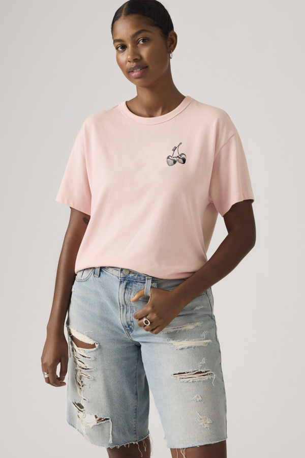 Levi' Graphic Vintage Fit Tee Femme / Cherry Hearts Crystal
