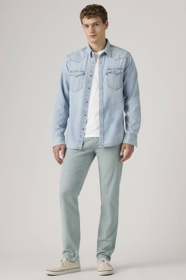 Levi' XX Chino Standard Taper Homme / Lead Shady Twill Garment Dye 28X32
