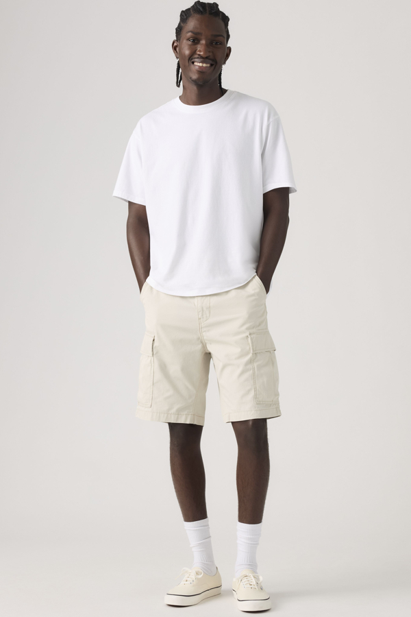 Levi' Carrier Cargo Shorts Homme / Pumice Stone Lightweight Canvas