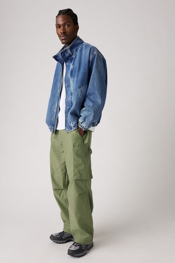 Levi' Pantalon Cargo Baggy Field Homme / Four Leaf Clover Ns Slub Twll