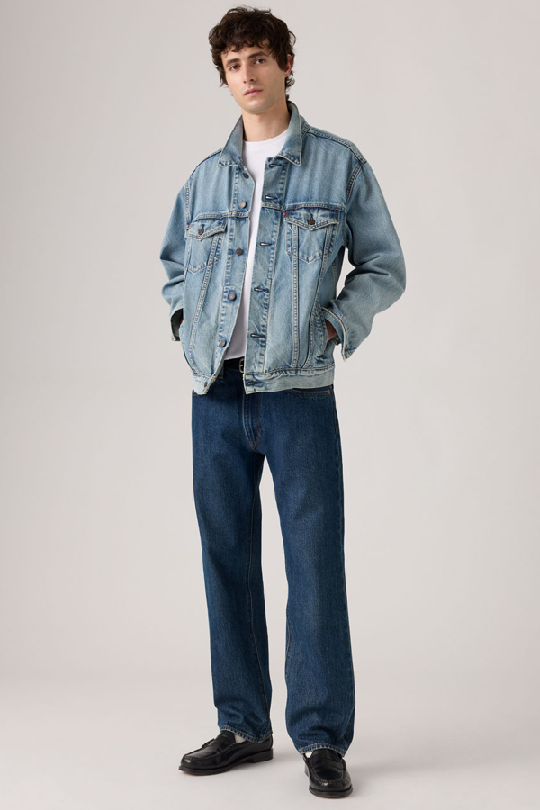Levi' 555 Relaxed Straight Jeans Homme / Check The Score 30X32