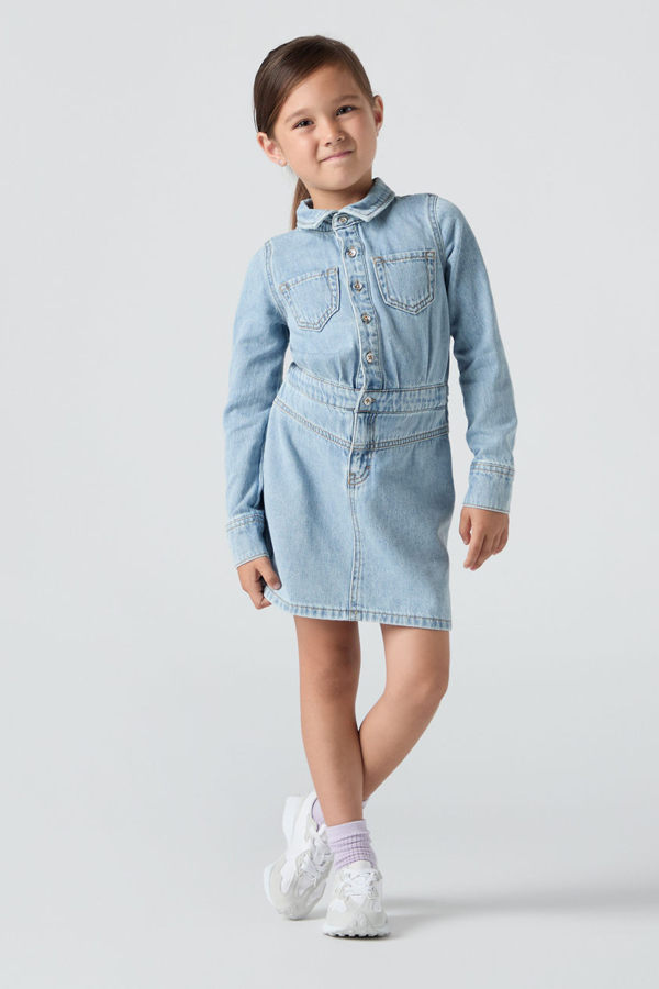 Levi' Enfant Robe Western Manche Longue Femme Neutral / This And That