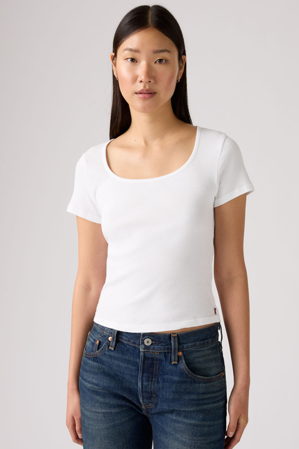 Levi' T Shirt Encolure Carrée Essential Femme / Bright