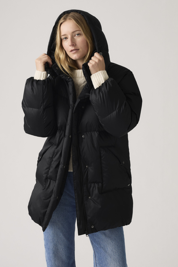 Levi' Veste Western Bubble Mi Longue Femme / Night - vue 1