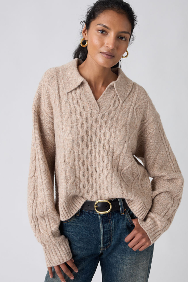 Levi' Pull Torsade Nova Femme / Gray Heather Bros B2371