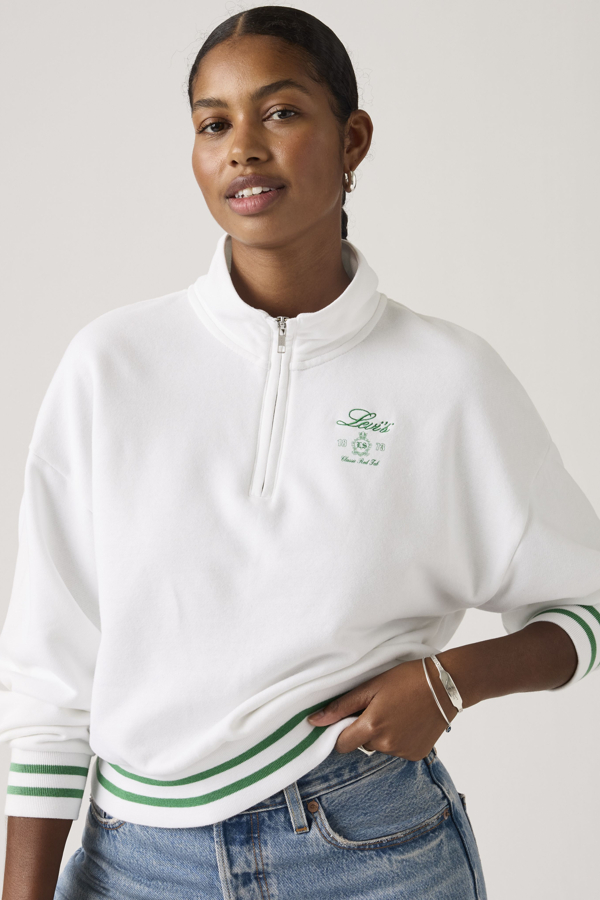 Levi' Sweat Shirt Graphique 14 Zip Everyday Femme / Bright