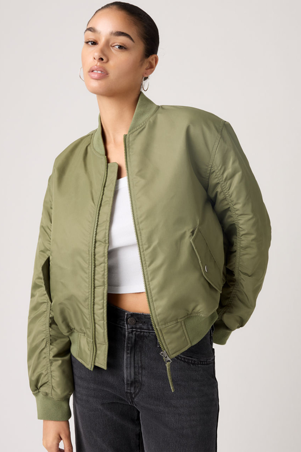 Levi' Blouson D'aviateur Scout Western Femme / Deep Lichen