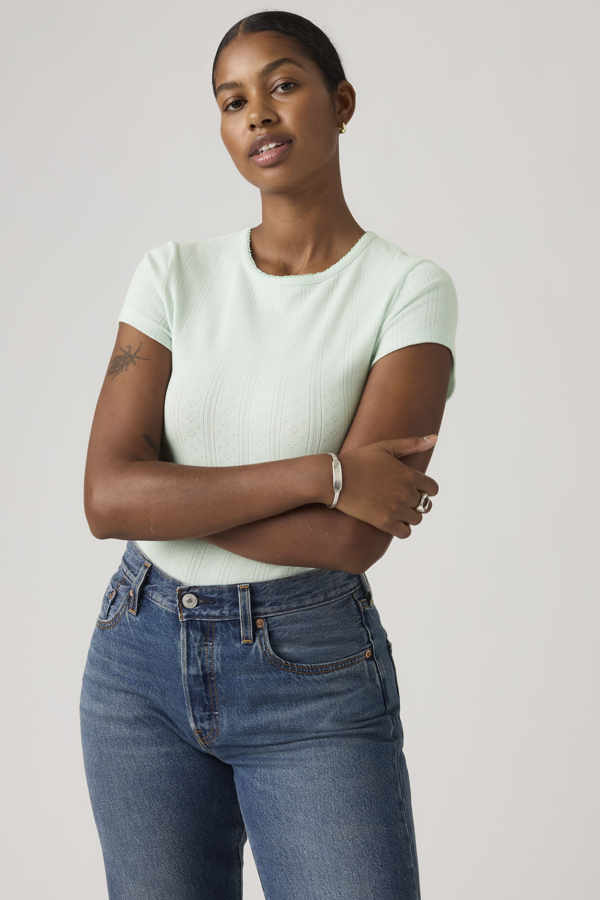 Levi' Dry Goods Tee Femme / Pale Pointelle