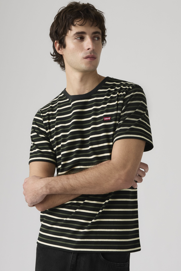 Levi' Original Housemark Tee Homme / Andor Stripe Jet
