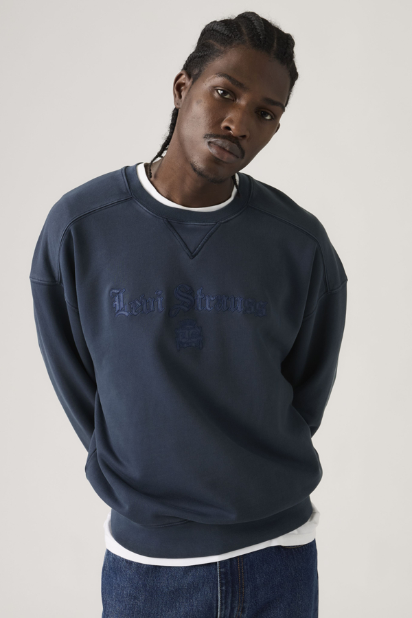 Levi' Boxy Graphic Crewneck Sweatshirt Homme / Alt Prep Applique 1 Blazer