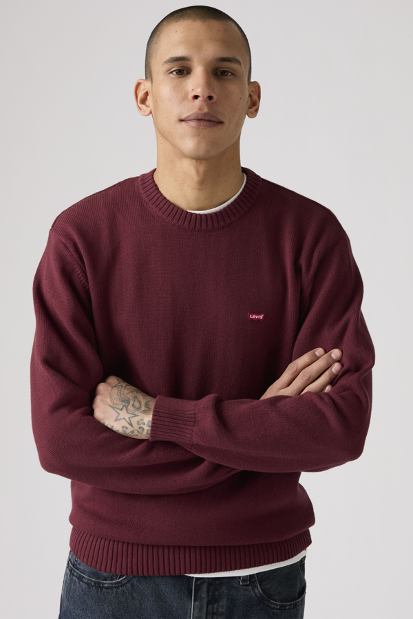 Levi' Classic Housemark Crewneck Sweatshirt Homme / Tawny Port