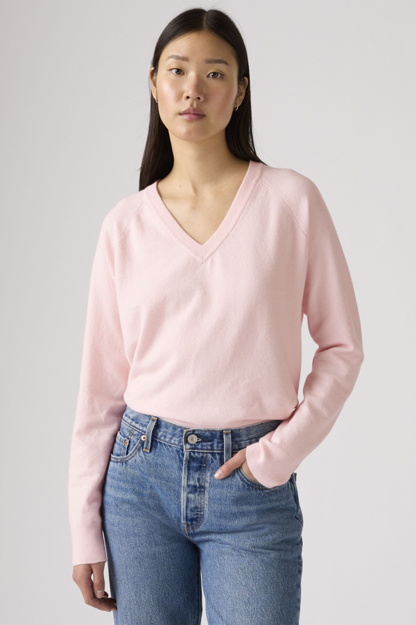 Levi' Pull Col V Ultra Doux Femme / Otpourri