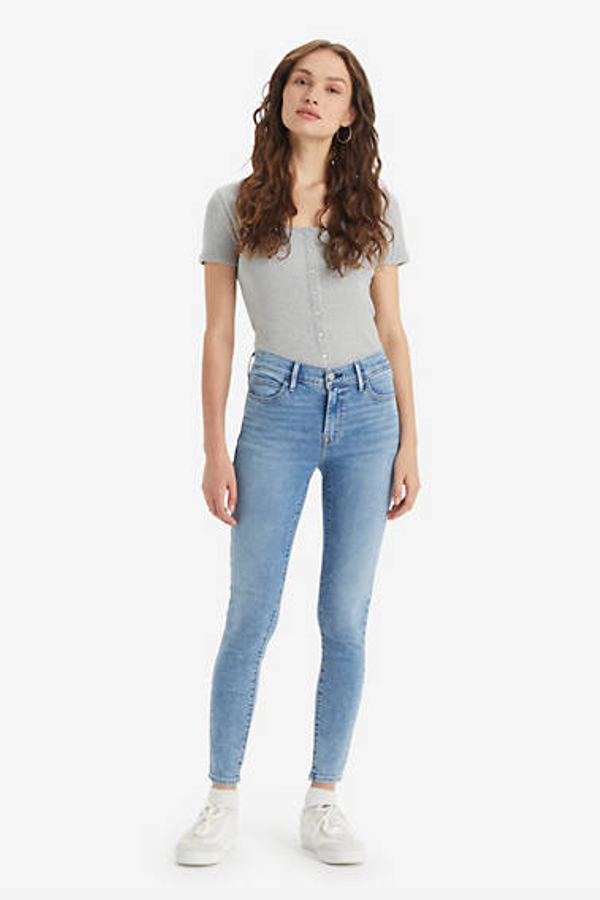 Levi’s 710 Mid Rise Super Skinny jeans – Women’s Blauw / And Just Like That