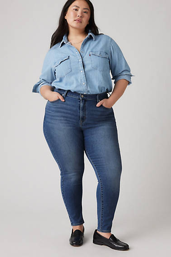 Levi’s 721 High Rise Skinny jeans (Plus Size) – Women’s – 20S – Blauw / Tenacious Dark Plus