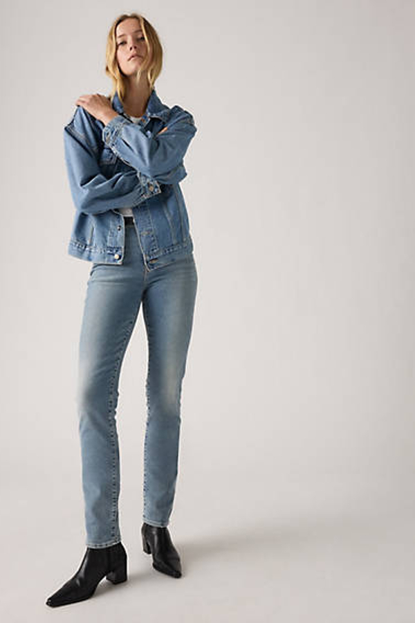 Levi’s 724 High Rise Straight Jeans – Women’s Blauw / Far Up