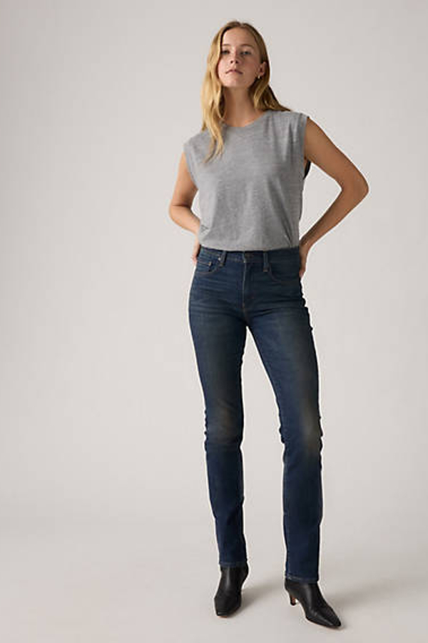 Levi’s 724 High Rise Straight Jeans – Women’s Blauw / Best Shot