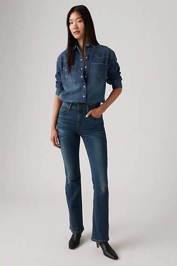 Levi’s 725 High Rise Bootcut Jeans – Women’s Blauw / Miles Apart
