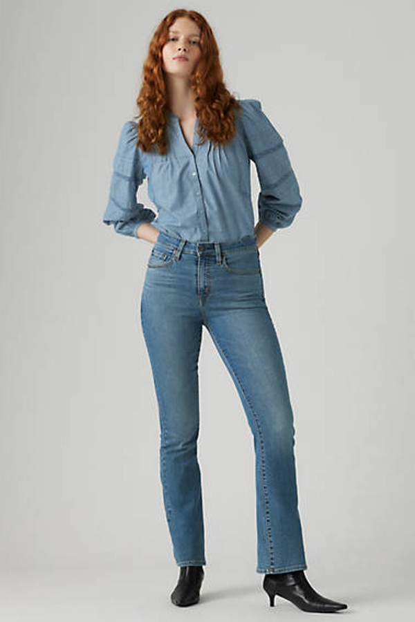 Levi’s 725 High Rise Bootcut Jeans – Women’s Blauw / Hint Of Tint