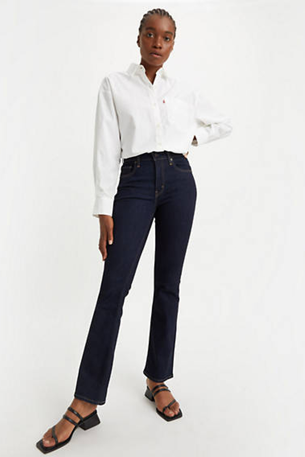 Levi’s 725 Bootcut Jeans met Hoge Taille – Women’s Blauw / Blue Wave Rinse