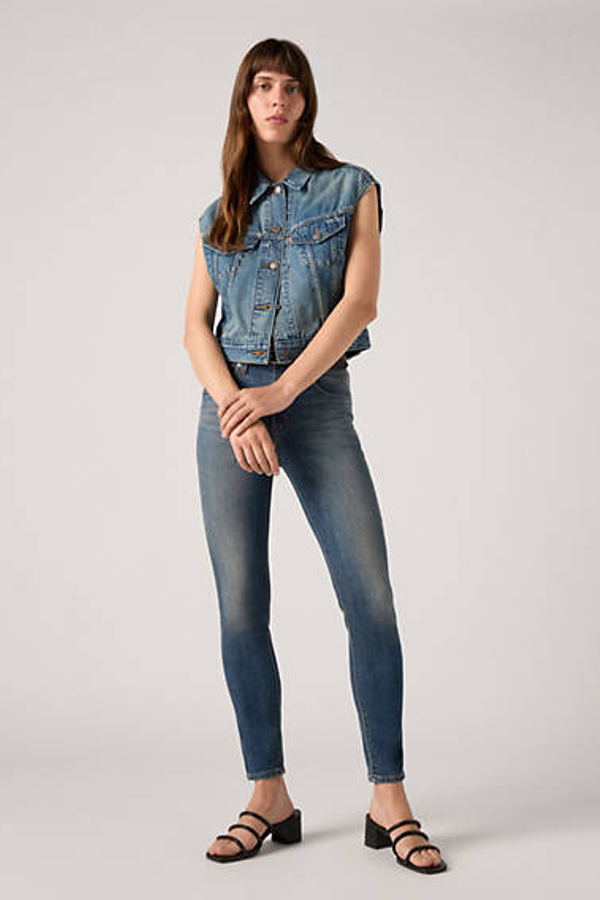 Levi’s 721 High Rise Skinny Lightweight jeans – Women’s Blauw / Cool For Real