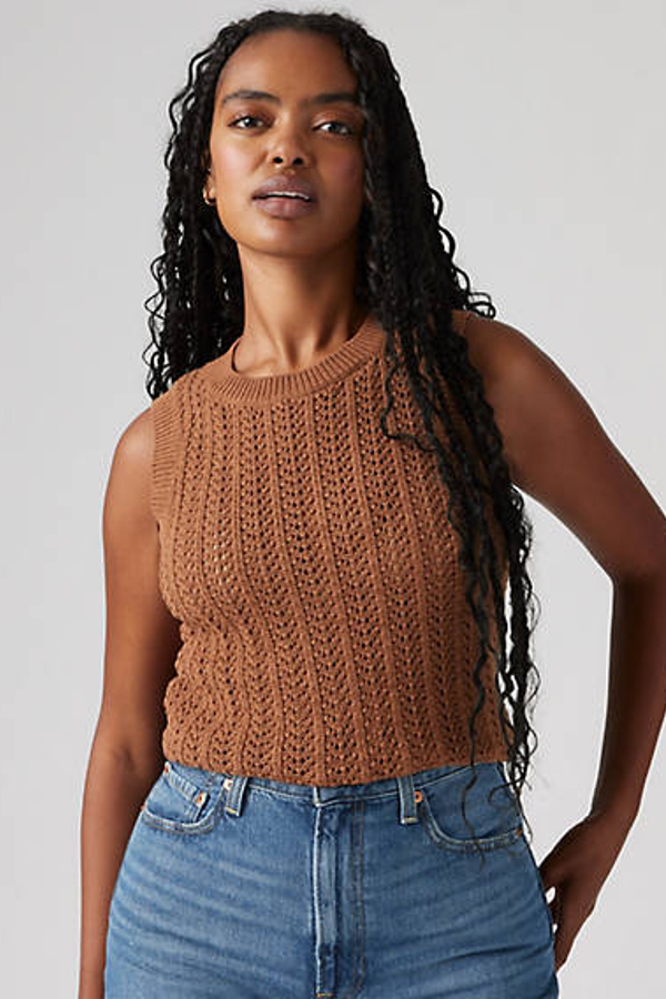 Levi's Sunrise Crochet Tank - Women's - L -