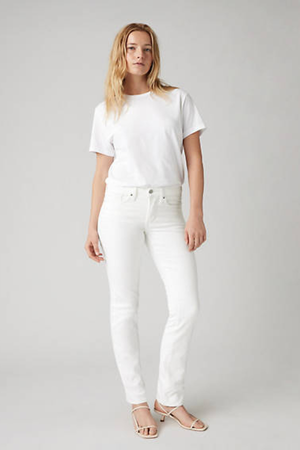 Levi’s 314 Shaping Straight jeans – Women’s Wit / Soft Clean White