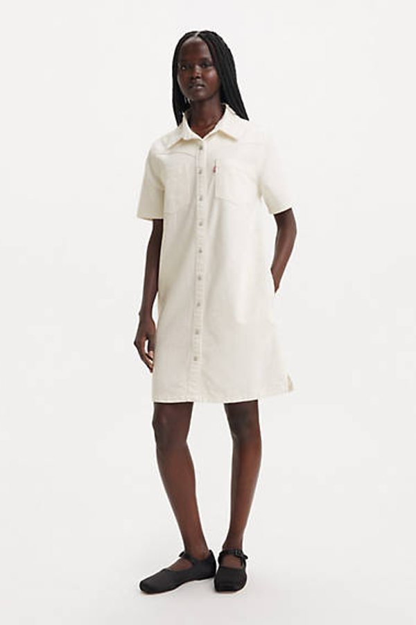 Levi's Louisa denimjurk met korte mouwen - Women's - L -