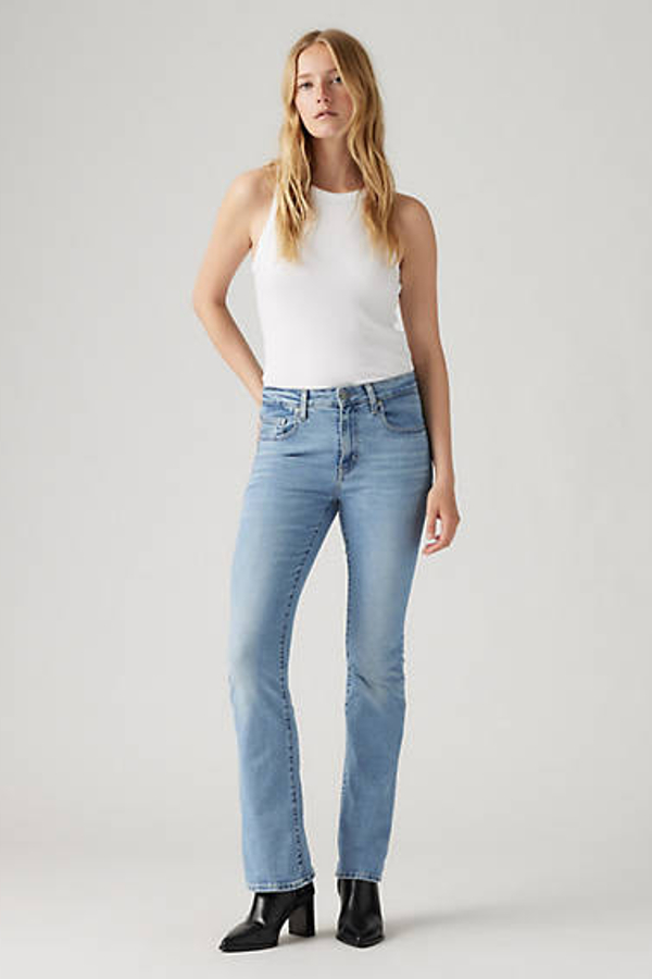 Levi’s 725 Bootcut Jeans met Hoge Taille – Women’s Blauw / Blue Wave Light
