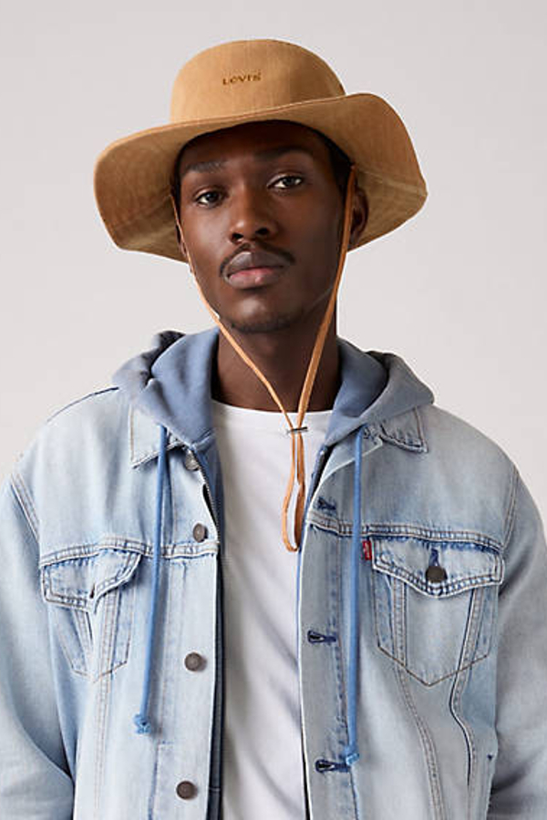 Levi's Bucket Hat met trekkoord - Men's - M -