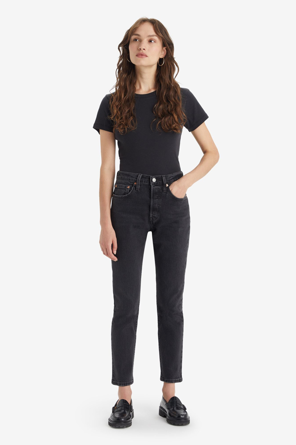 Levi’s 501 Skinny Jeans – Women’s Zwart / Black Worn In