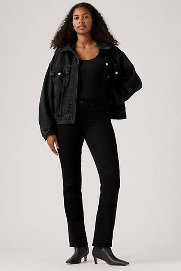 Levi’s 314 Shaping Straight Jeans – Women’s Zwart / Black and Black