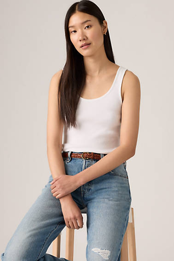 Levi's Essential geribde tanktop - Women's - M -