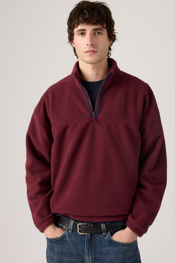 Levi's Redwood Half Zip Sweatershirt - Men's - L -