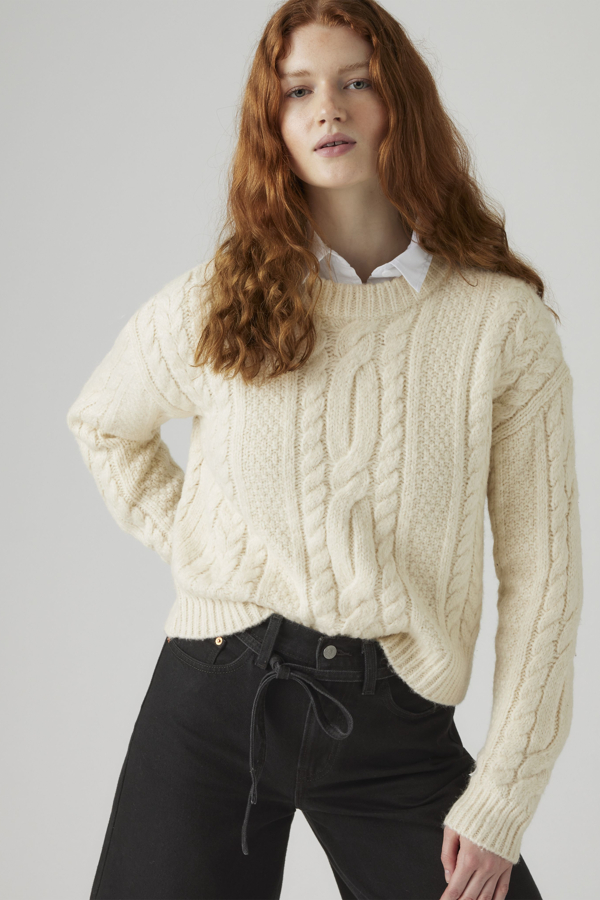 Levi's Ines Cable Sweater - Women's - L -