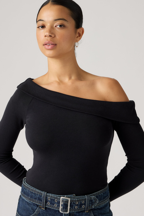 Levi's Clara Off Shoulder Long Sleeve Top - Women's - M -