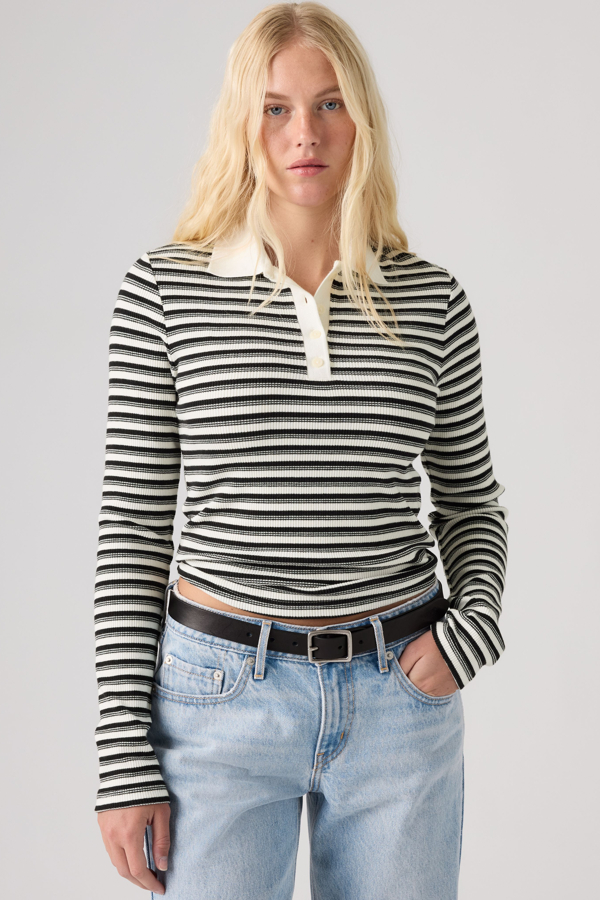 Levi's Rory Long Sleeve Polo - Women's - S -