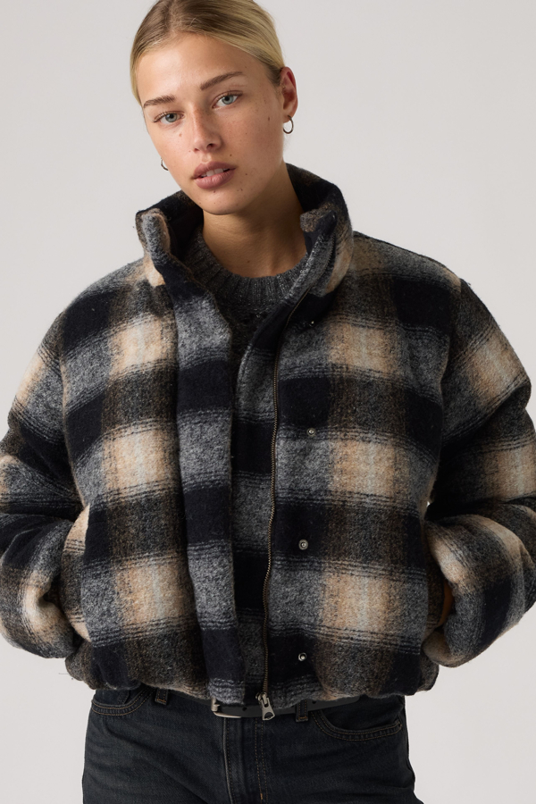 Levi's Brynn Cropped Puffer Jacket - Women's - L -
