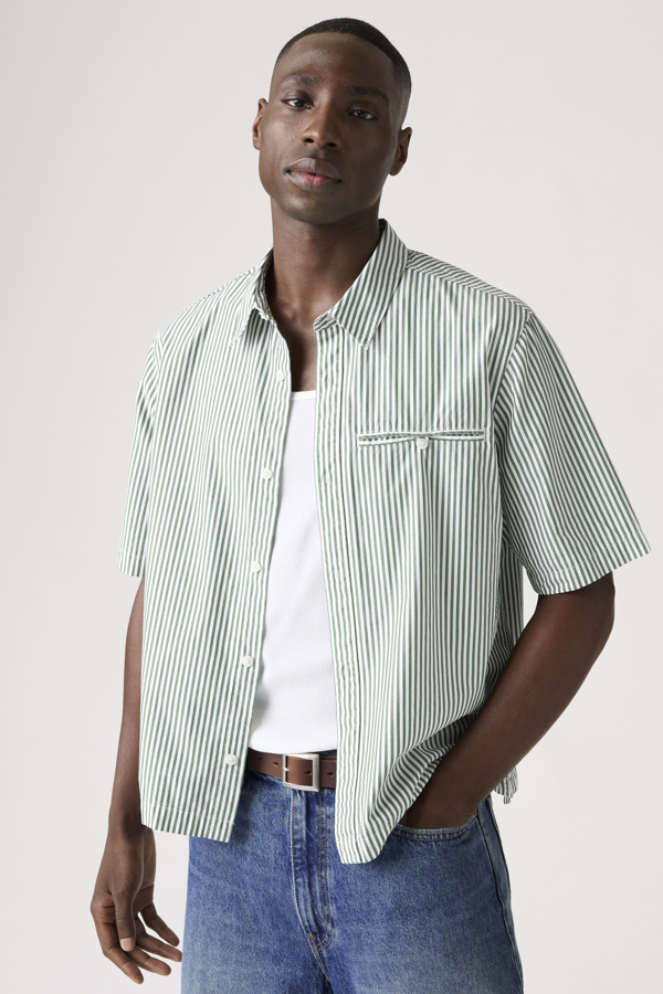 Levi's Zandt Cropped overhemd met korte mouwen - Men's - XL -