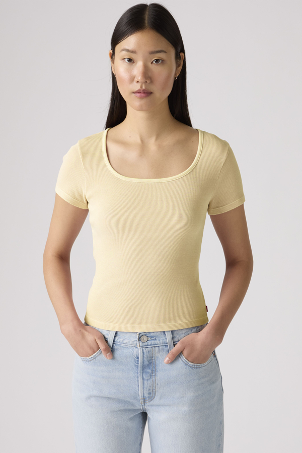 Levi's Essential T shirt met vierkante hals - Women's - S -