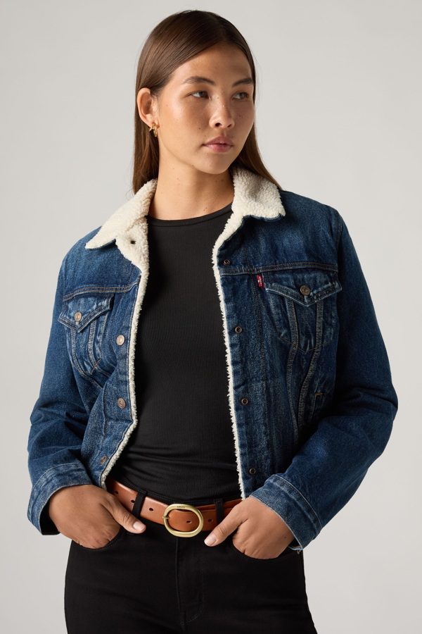 Levi's Original Sherpa Trucker jack - Women's - L -