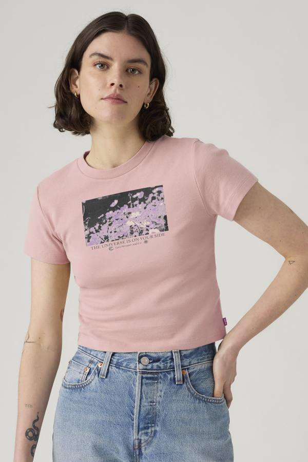 Levi's Essential Sporty T shirt met print - Women's - L -
