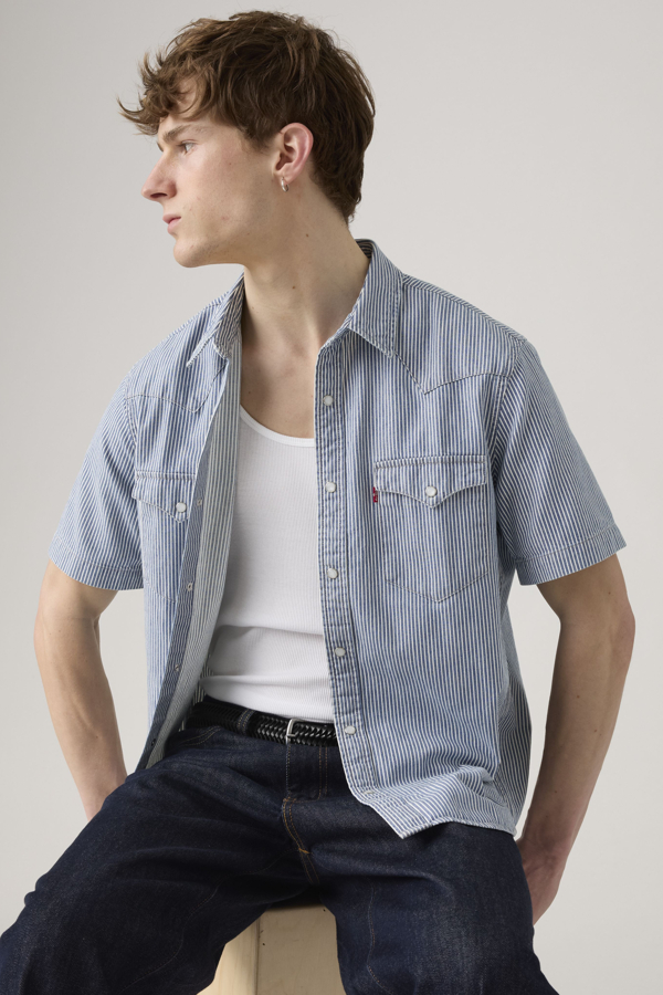 Levi's Classic Standard Fit Western Shirt - Men's - S -