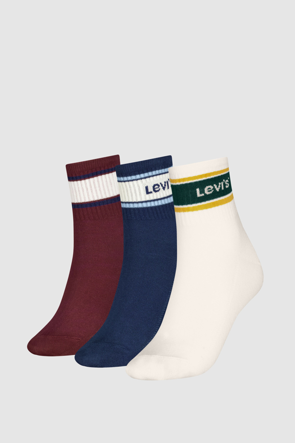 Levi's Short Cut Stripe Socks 3 pack - Women's - One Size -