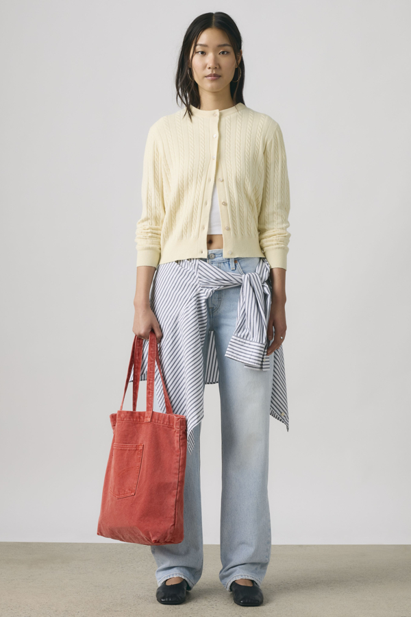 Levi's Supersoft vest met ronde hals - Women's - XS -