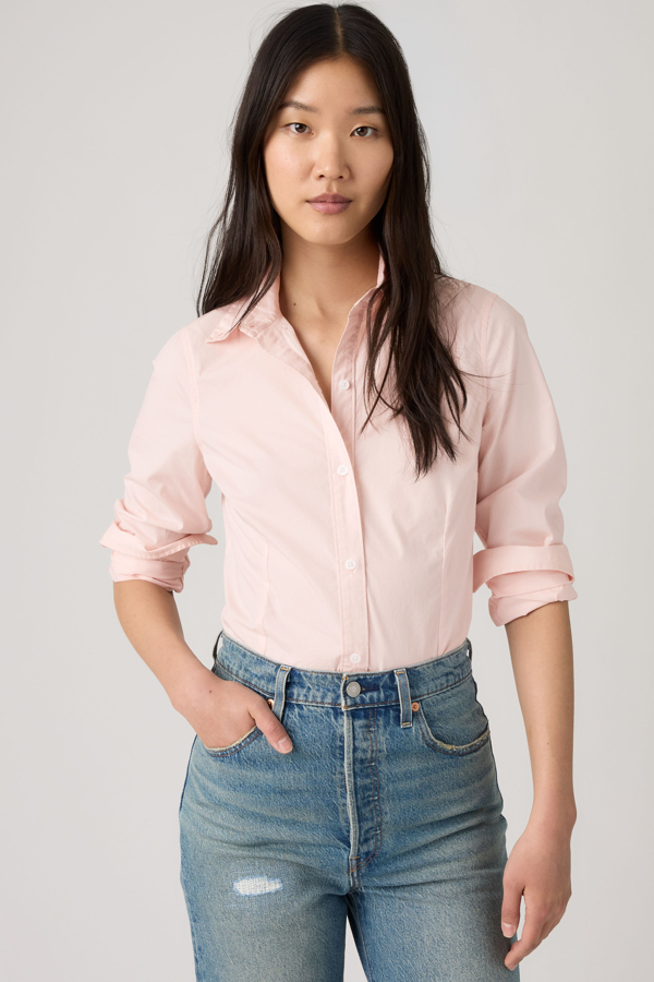 Levi's Slim Poplin Shirt - Women's - M -