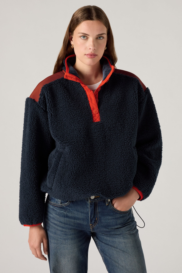 Levi's Iris Pullover Sherpa Fleece - Women's - L -
