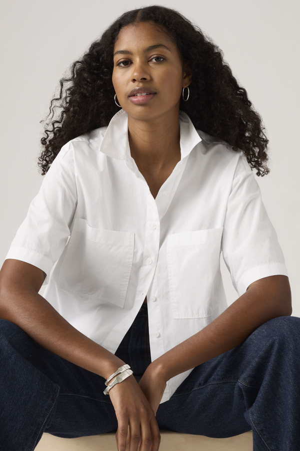 Levi's Harlie korte blouse met korte mouwen - Women's - XL -