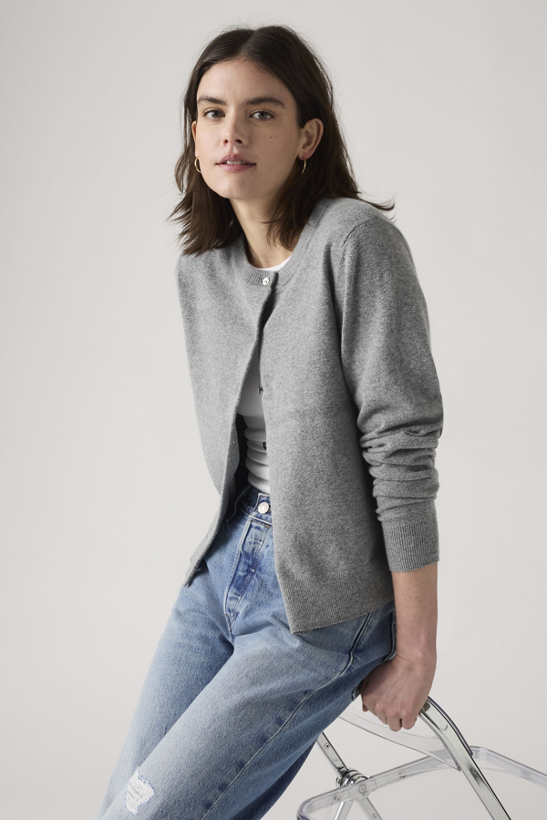 Levi's Supersoft Cardigan met ronde hals - Women's - S -