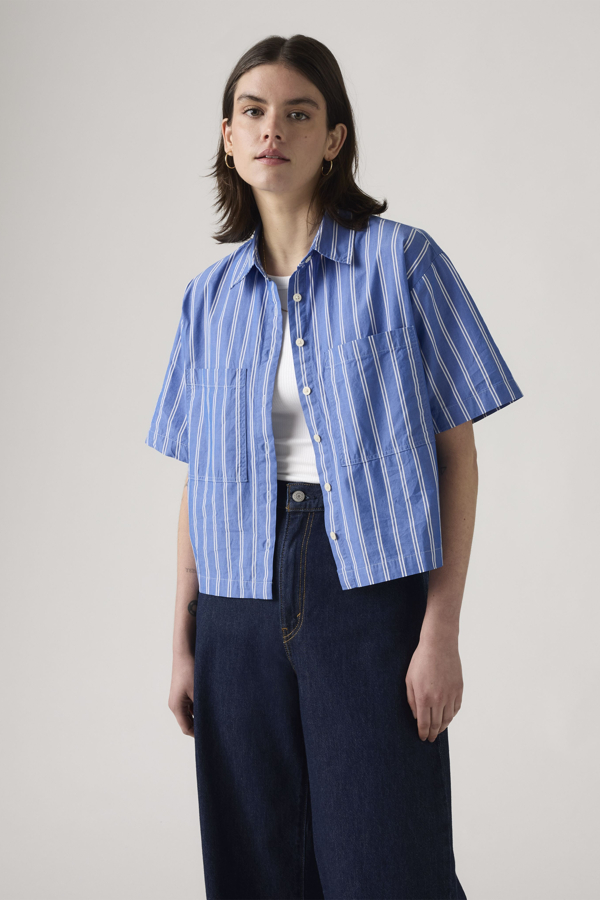 Levi's Harlie korte blouse met korte mouwen - Women's - L -